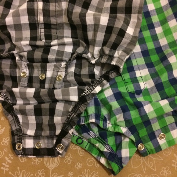 Baby pair of bodysuit plaid - Picture 4 of 7